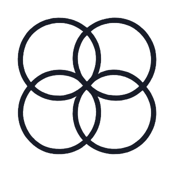 Icon of four circles intersecting.